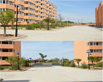 小區(qū)太陽能路燈-陜西省渭南市澄城秦漢宮移民社區(qū)路燈工程